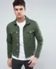 Custom fashion camo jean jacket wholesale men / ladies denim jackets suppliers 2018