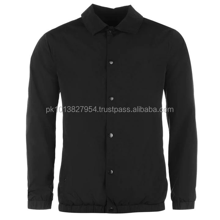 Custom Made Men's Coaches Jacket 100% Nylon/wind & Waterproof - Buy