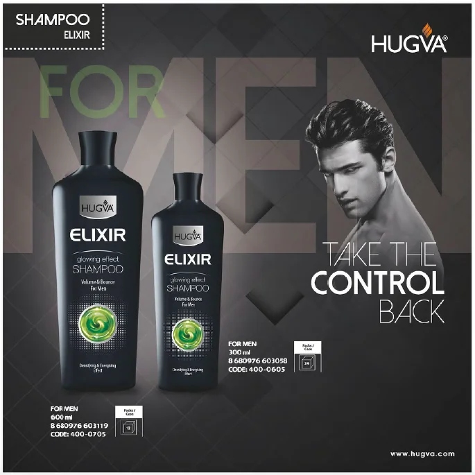 Hugva Elixir Shampoo For Men 300 Ml & 600 Ml Buy Shampoo For Men