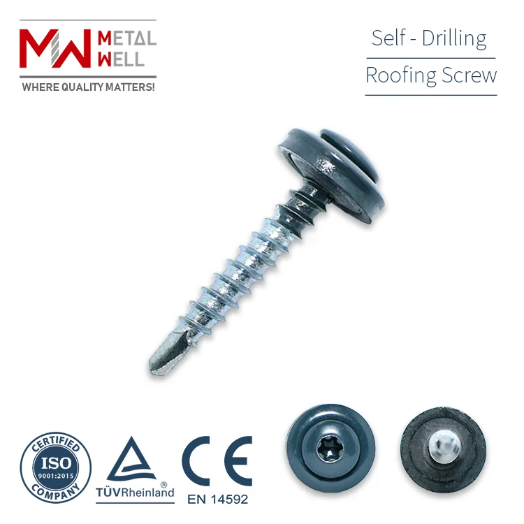 Custom C1022 Sandwich Panel Self Drilling Roofing Screw Products From Metal Well Enterprise Co 9039