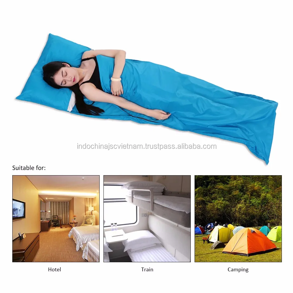 Outdoor Camping Polyester Sleeping Bag Liner Made In Vietnam Buy Silk