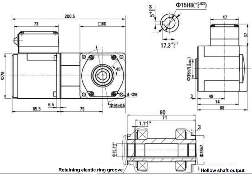 90 Degree Spiral Bevel Right Angle Gearbox Electric 25w Motor Buy 90 Degree Electric Motor
