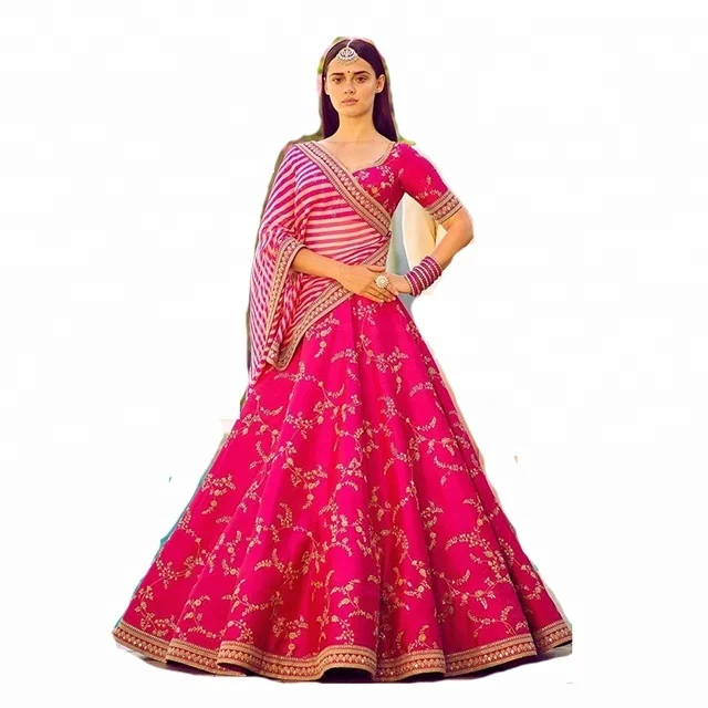 Latest Rani pink lehenga designs for weddings - YouTube