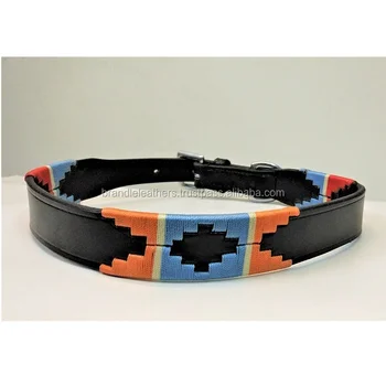 polo belt dog collar