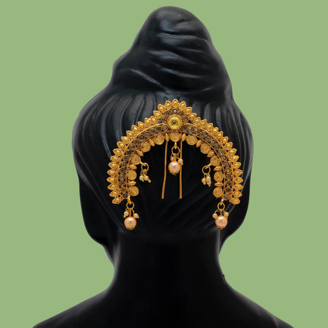 Multi Color Rhinestone & Imitation Pearl 2 Piece Hair Pin (juda Pin) - Buy  Traditional Jewelry,Bollywood Jewelry,Hair Jewelry Product on 