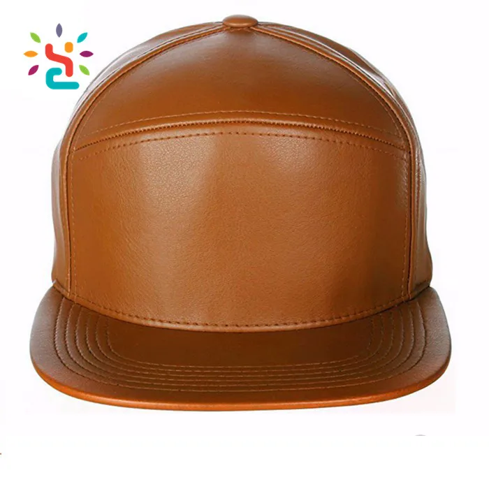 Snapback Leather Strap Buckle Hats Design Your Own Black Leather