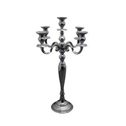 Black Centerpiece 5 Arm Festivals Candelabra Buy Hurricane Candelabra