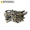 High end custom made Chinese myth dragon head belt buckle