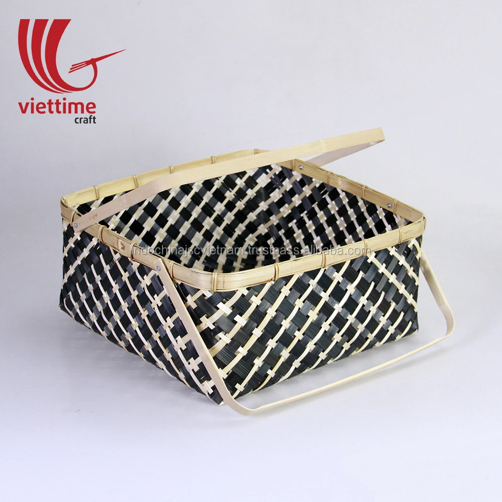 New In!!! Cheap Weaving Bamboo Picnic Baskets With Handles For Sale