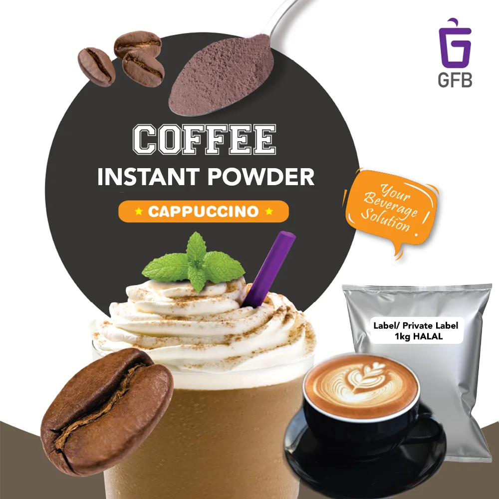 1kg Instant Coffee Premix Powder Cappuccino Powder Halal Buy Premix