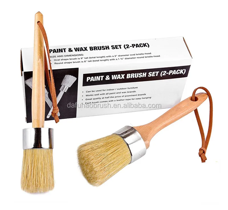 2 Inch Chalk Paint Brush Round Wax Brush Buy Round Wax Brush,Chalk
