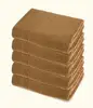 Wholesale towel 40x80cm 100% cotton CD yarn brown color available stock