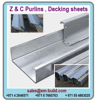 Cold Formed Purlins For All Kinds Of Metal Construction And Peb + 971 ...