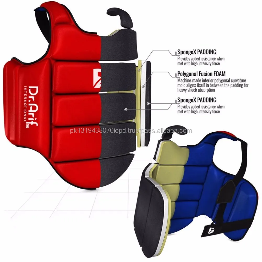Professional Boxing Body Protector Chest Guard For Mma Karate Taekwondo