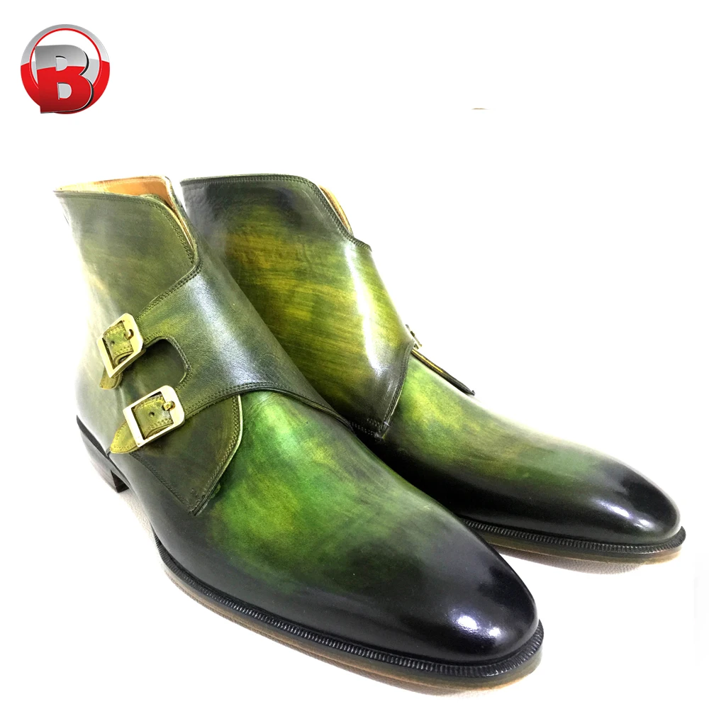 emerald green dress shoes men