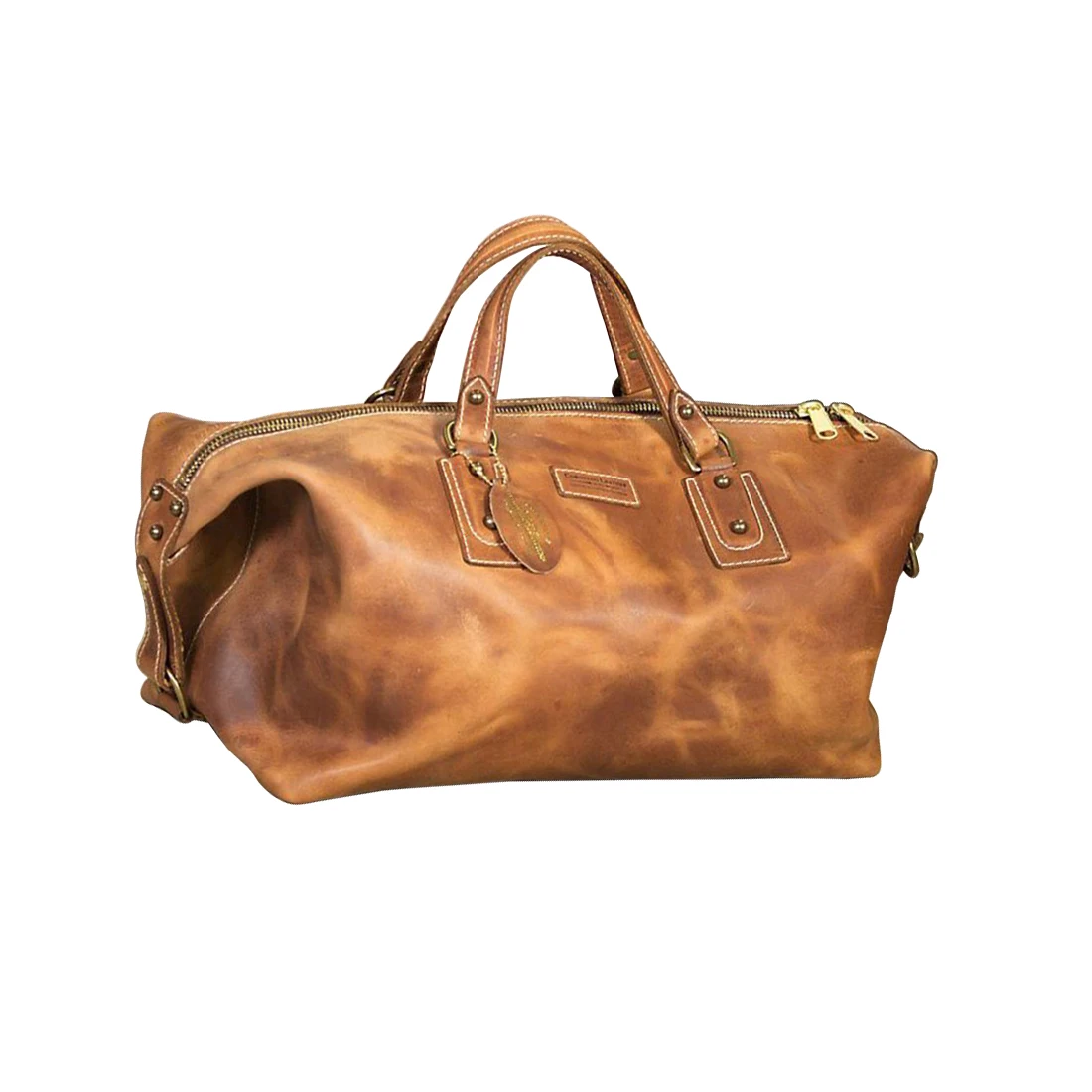 italian leather duffle bags