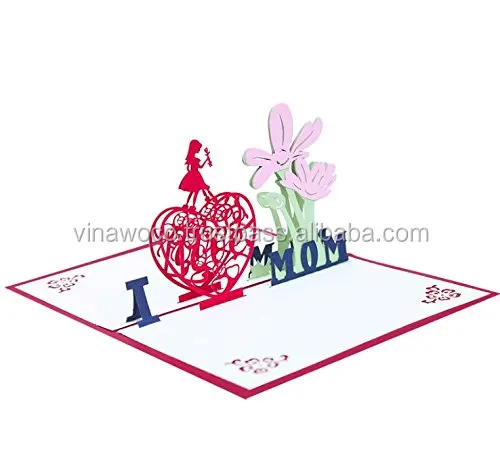 完全な意味幸せな母の日ありがとうお母さん私はお母さんが大好き3dポップアップカード3dグリーティングカードありがとうカード Buy あなたのカード に感謝 手作り先生の日グリーティングカード 子供の日のグリーティングカード Product On Alibaba Com
