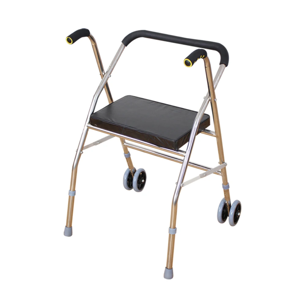 Z032 Power Seller Rolling Walker With Seat And Footrest For Wholesale