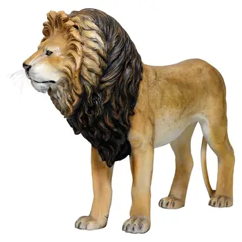 lion resin statue