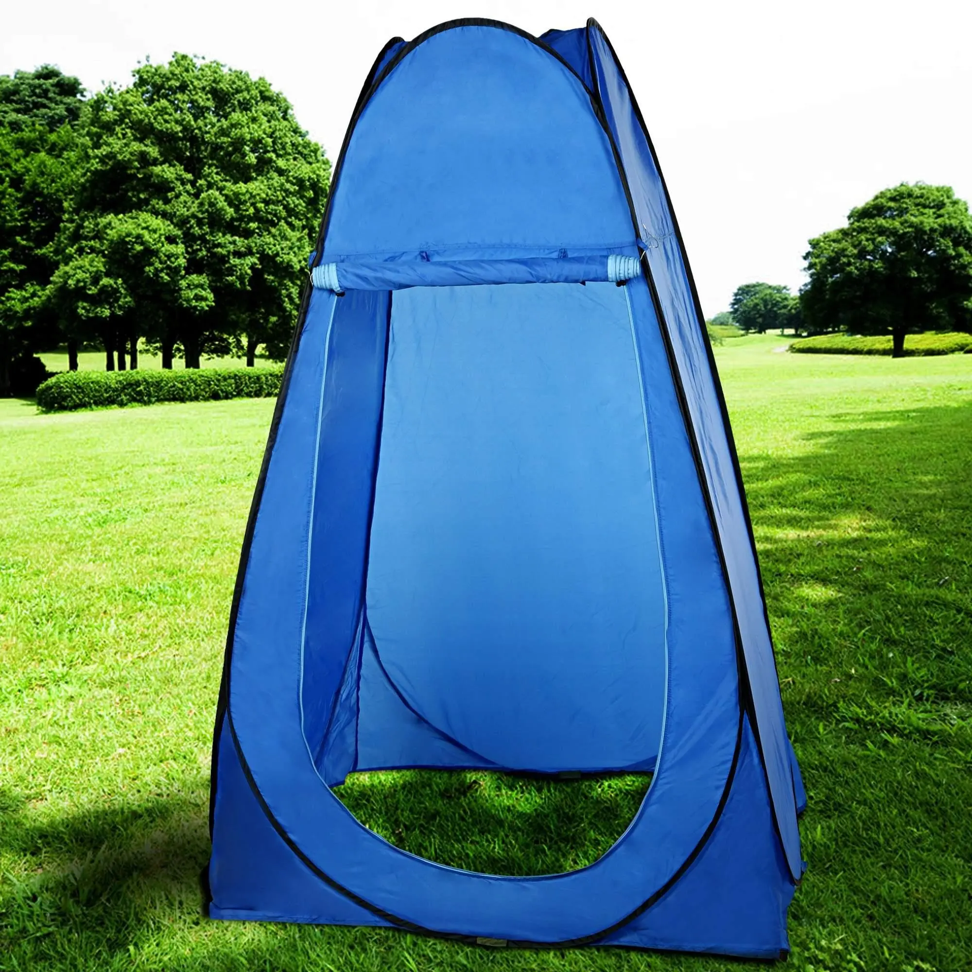 Buy Portable Pop-Up Tent, Outdoor Waterproof Changing Room Shower Toilet Camping Beach Tent with 