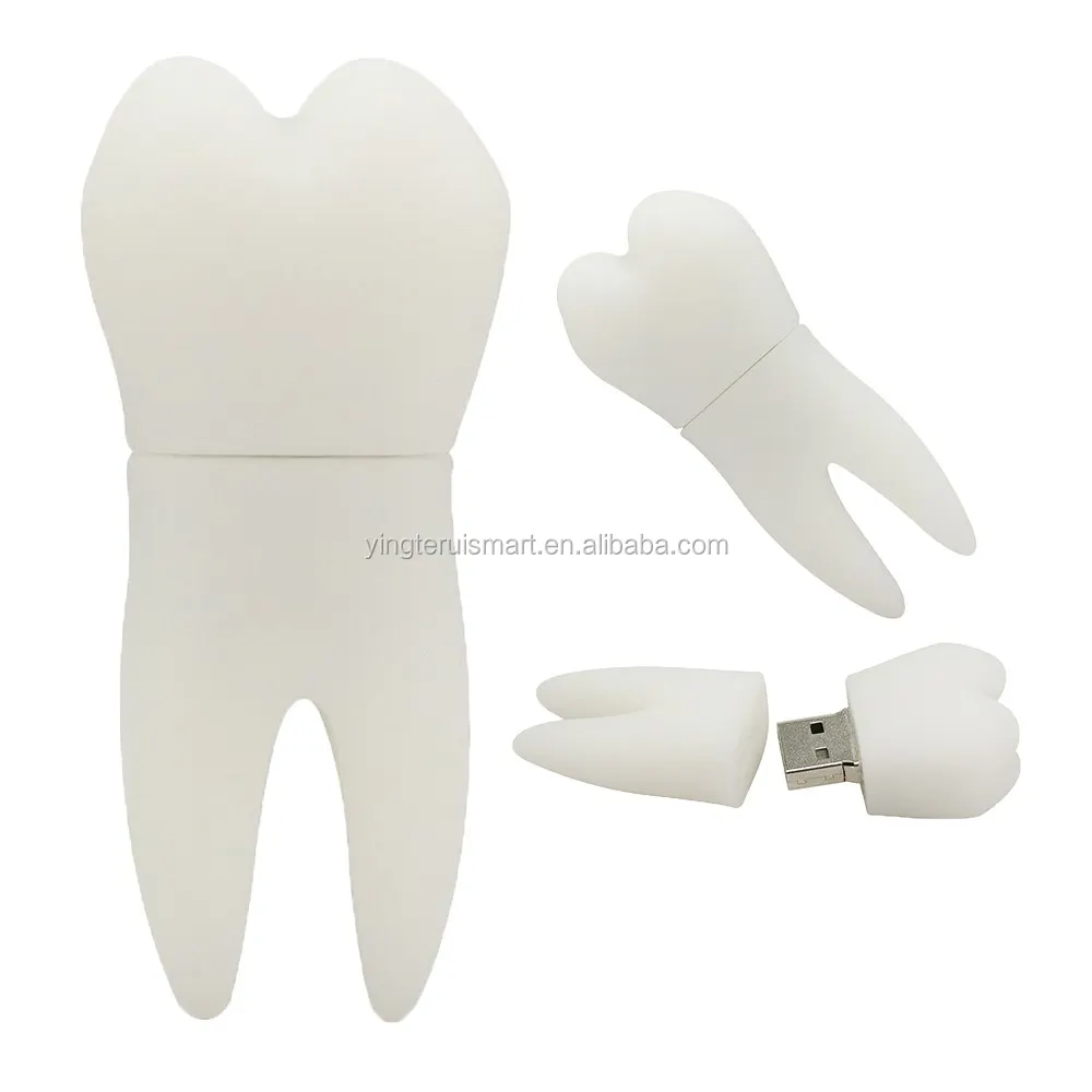 100% Real Capacity Tooth Shape USB Flash Drives 4GB 8GB 16gb 32GBG 64GB Teeth Pen Drive USB Disk Flash Memory Stick - ANKUX.COM