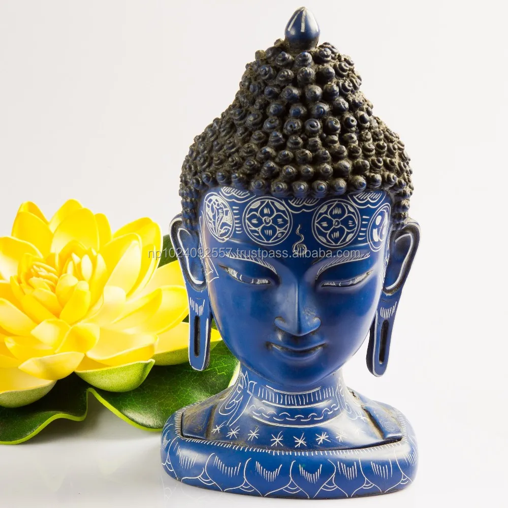 resin buddha head