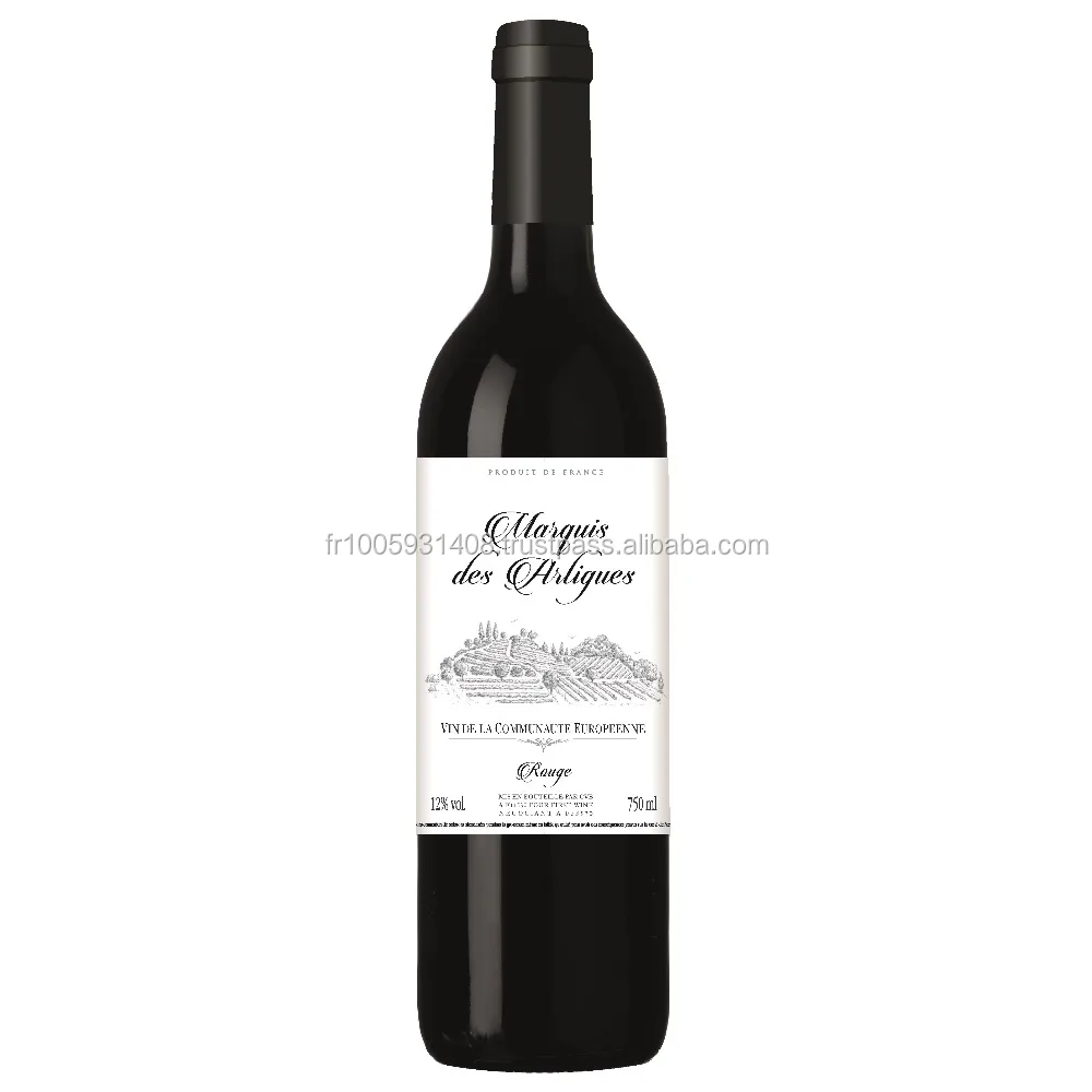 
Marquis des Artigues Vin de la Communaute Europeenne high quality red wine 