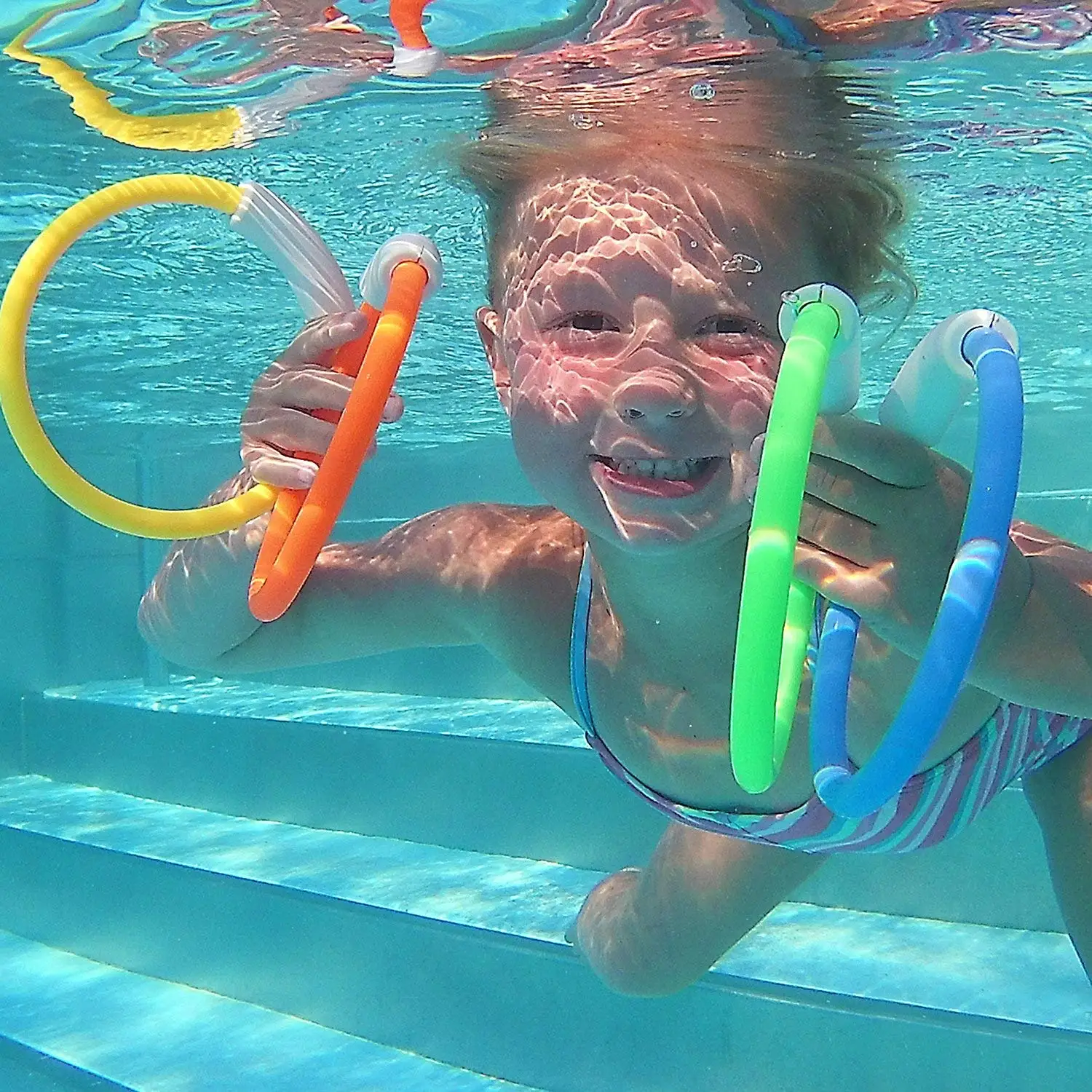 Underwater Swimming Rings Diving Pool Toy Rings - Buy Swimming Rings 