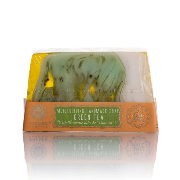 Green Tea 80g Bar Soap Saules Fabrika