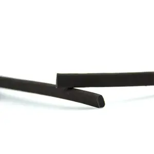 10x5mm Dark Brown Licorice Leather Cork Cord Portuguese cork jewelry supplies /Findings cord vegan COR-323