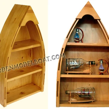 Wall Boat Shelf Nautical Furniture Wooden Product Wall Boat Shelf Nautical Furniture