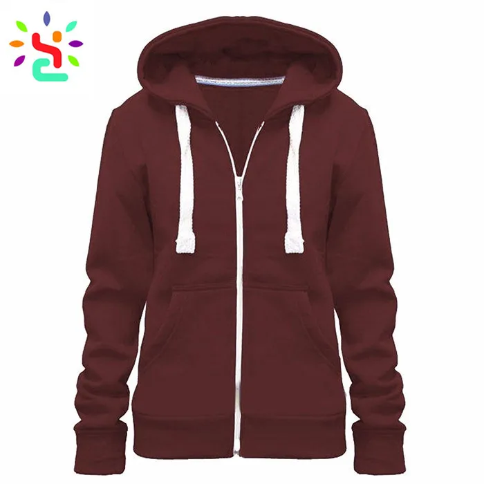 ladies plus size zip up hoodies