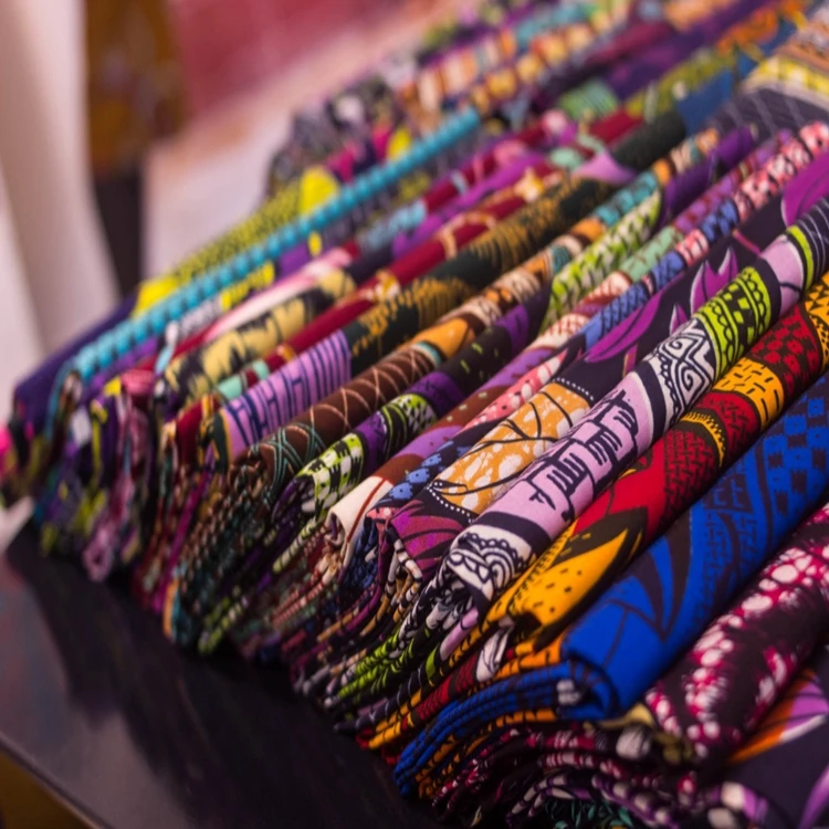 london wax print fabric