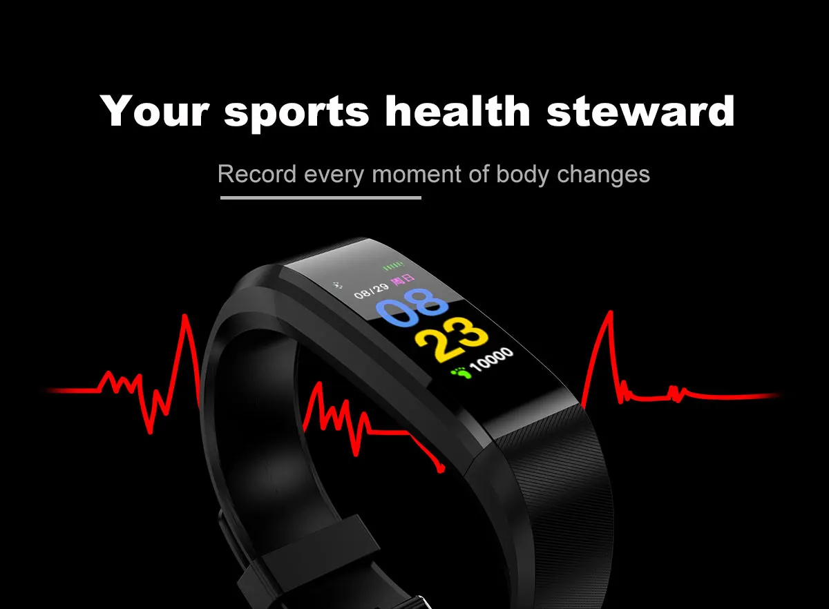 Best Seller Smart Bracelet Heart Rate Monitor Smart Bracelet M4 Blood