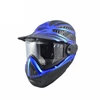 HOT SALE full coverage blue streamline paintball with anti fog mask photo