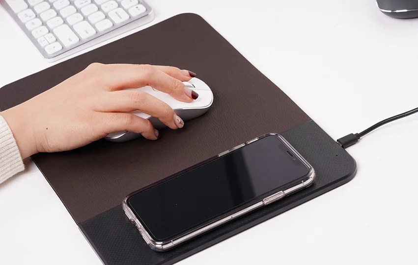 New 2 In 1 Wireless Charging Mouse Pad Buy Wireless Charger,Useful