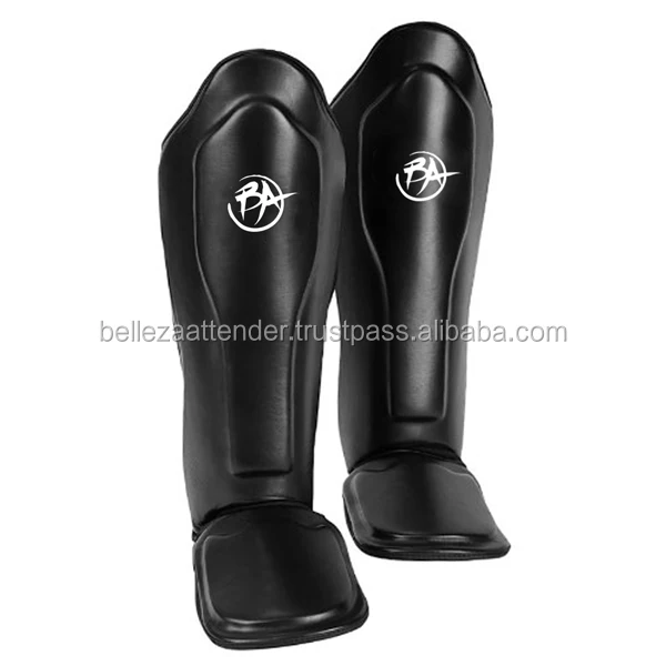 Gel Shin Instep Foot Mma Pads Leg Kick Guards Muay Thai Boxing Training