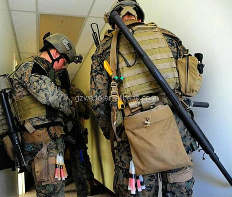Tactical Magazine Utility Drop Dump Pouch Molle Military Gun Ammo Bag Heavy Duty 