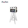 Professional slim compact photo booth machine with printer and camera