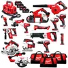 NOISE POWER TOOOLS MilWauKees 2695-15 M18 18V Cordless Lithium-Ion Combo Tools Kits