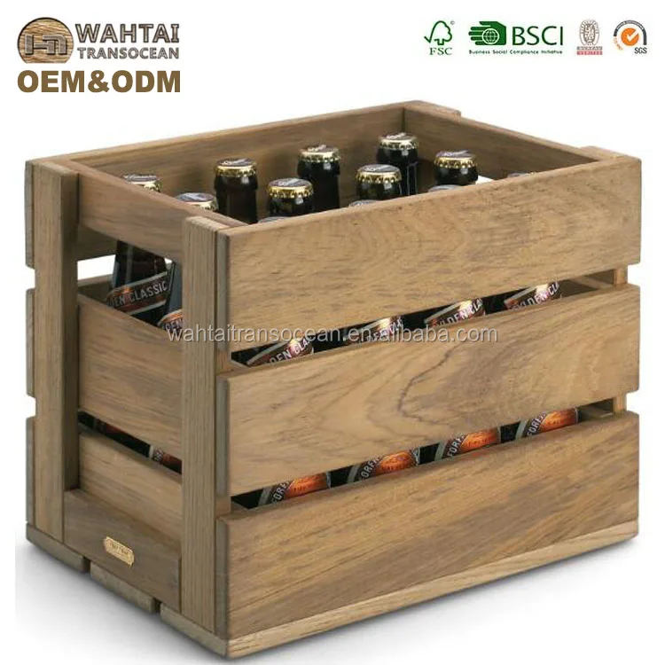 High Quality Hot Selling Wooden Beer Crates/wine Carrier Wholesale