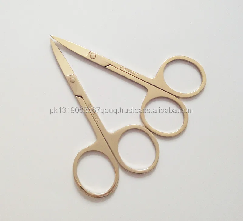 gold nail scissors