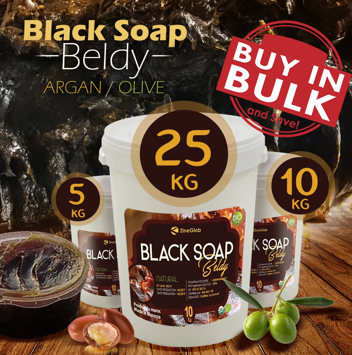 
Organic good price African black soap in Bulk 