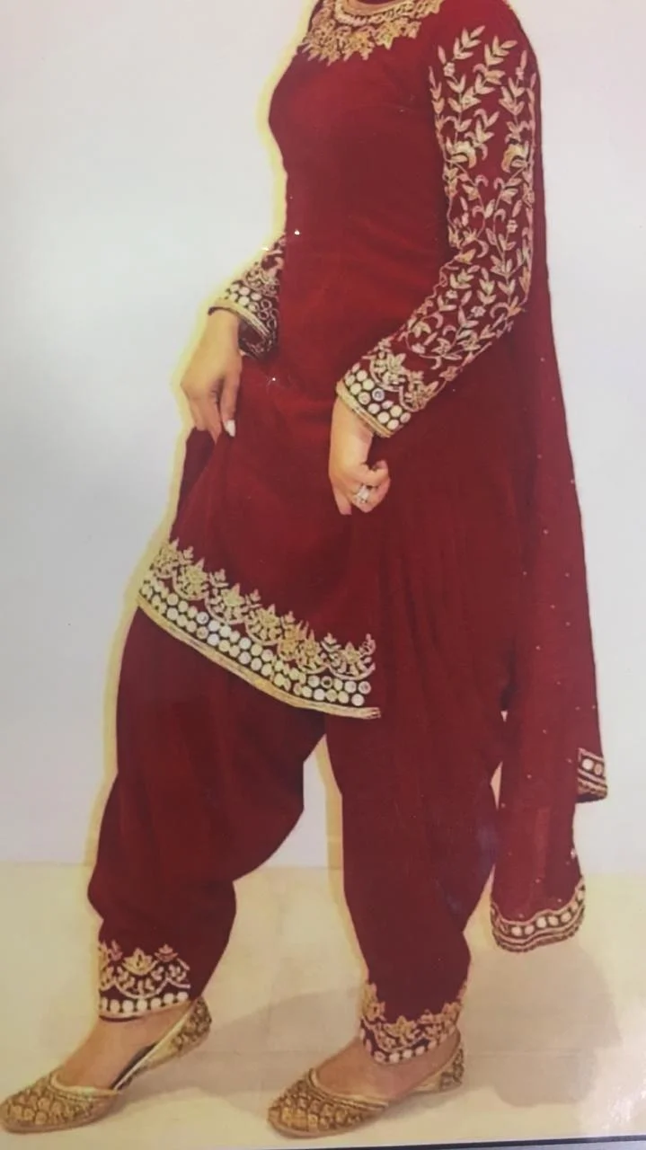 heavy salwar suit