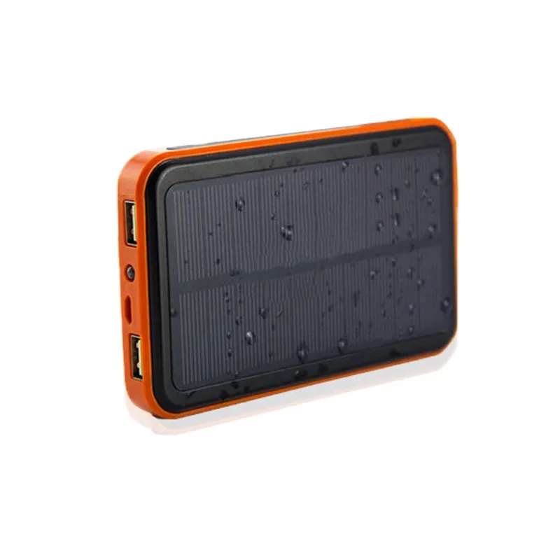 Solar Charger 10000mah Outdoor Portable Charger Solar Power Bank Dual