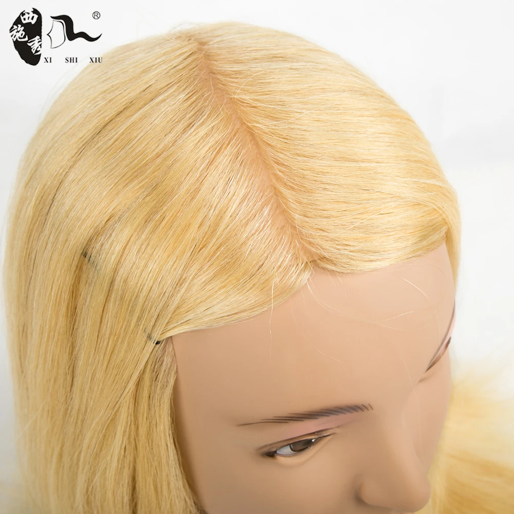 XISHIXIUHAIR BRAND 16inch 100% human hair training mannequin head