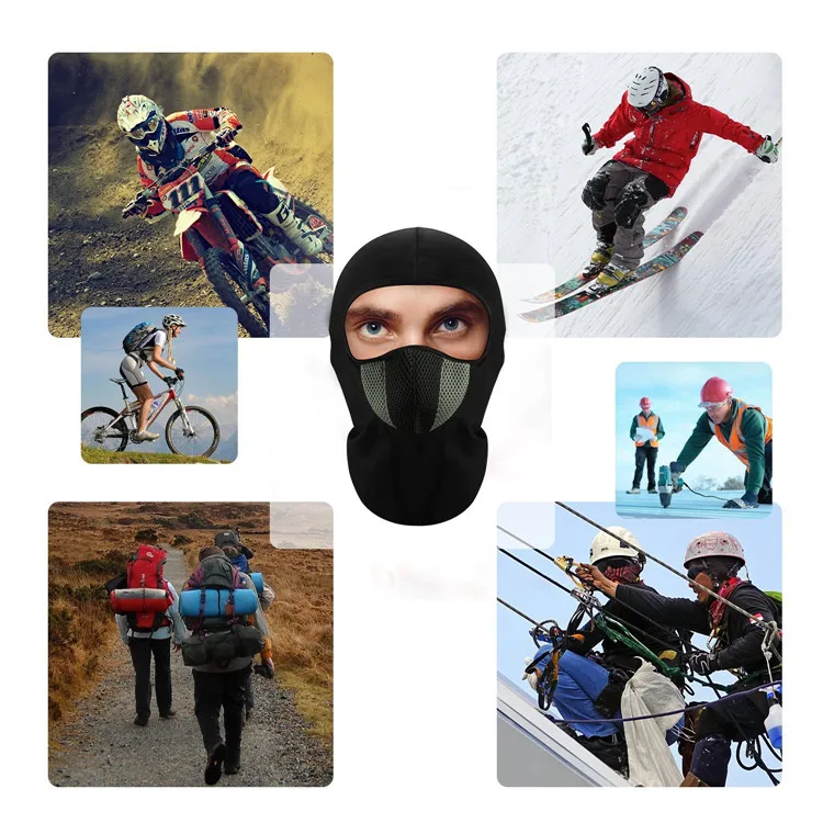 Balaclava Windproof Ski Mask Coldweather Half Face Motorcycle Mask Ultimate With Polyester