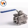 Stainless Steel PN100 NPT BSP Threaded Ball Valve