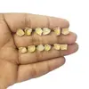 Citrine Electroplated Raw Earring Stud