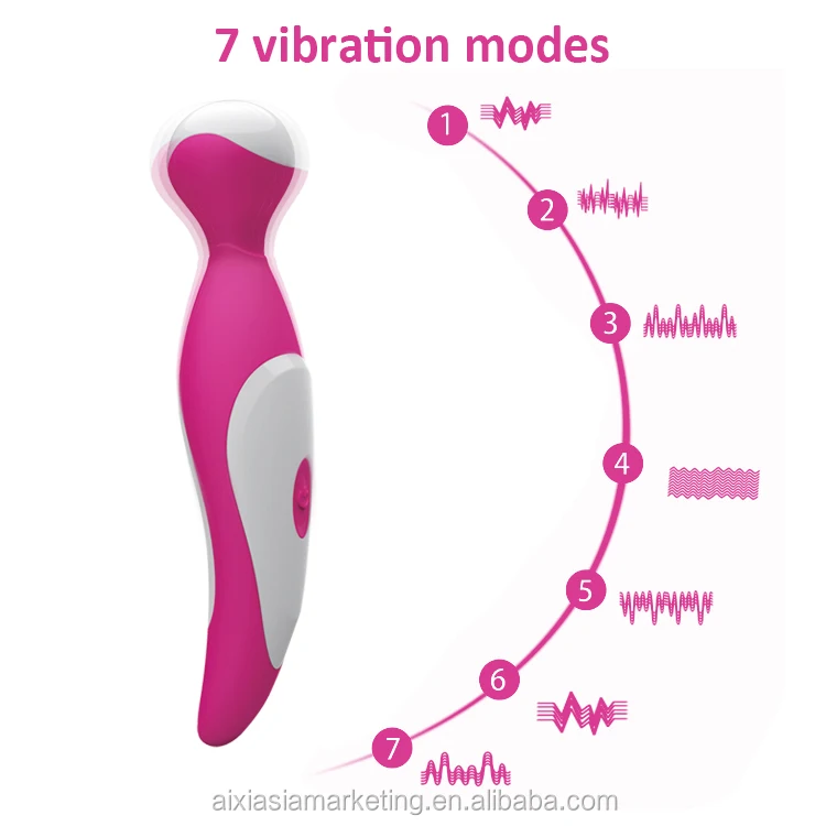 Adult Pussy Wand Massager Vibrator Women Full Body Sex Toys Female 